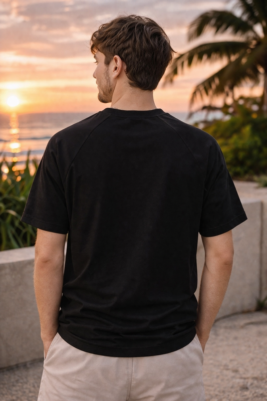 The "Oh Crab!" NOIR Raglan Tee