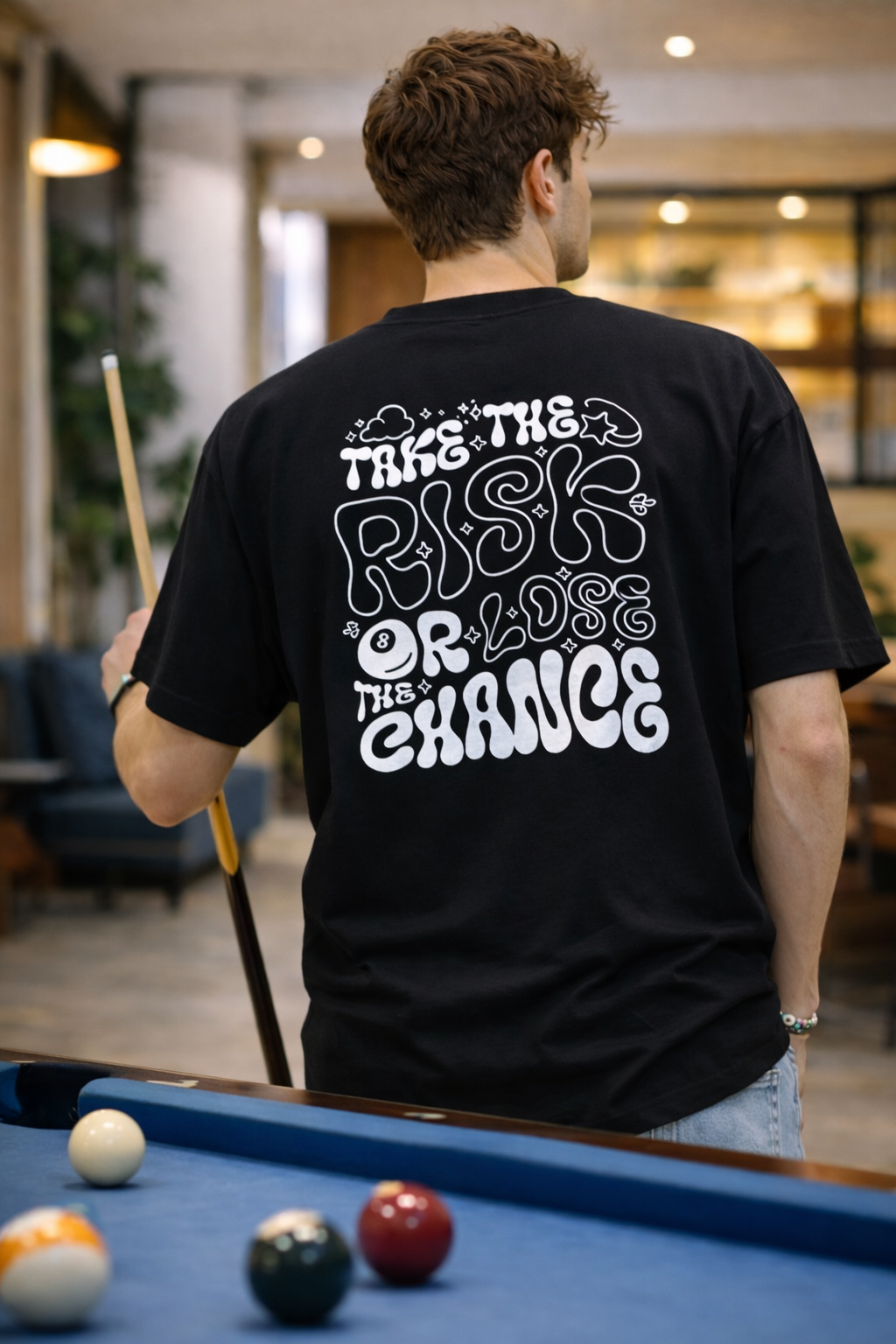 Take The Risk Classic  T-Shirt- NOIR