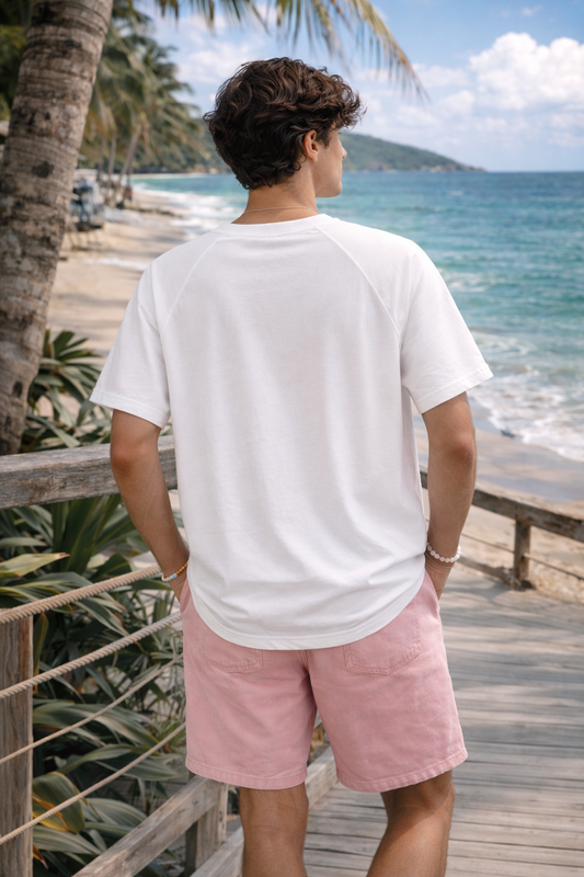 California Orange Raglan Tee